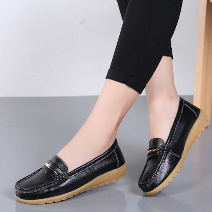 New Genuine Leather Women’s Loafers