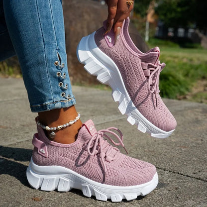 Women’s Breathable Knitted Walking Shoes