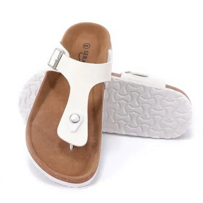 CorkEase Buckle Sandals.