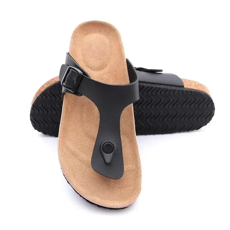 CorkEase Buckle Sandals.