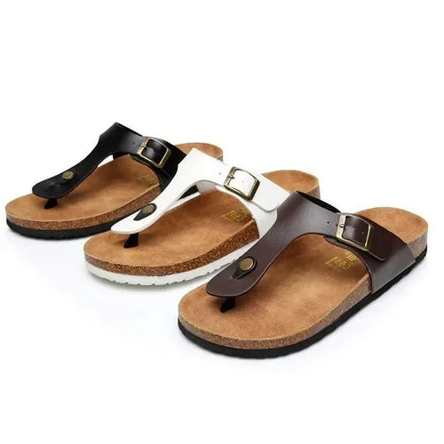 CorkEase Buckle Sandals.